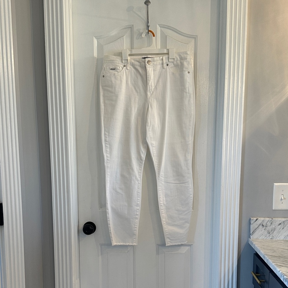Nine West Women's White Skinny Jeans